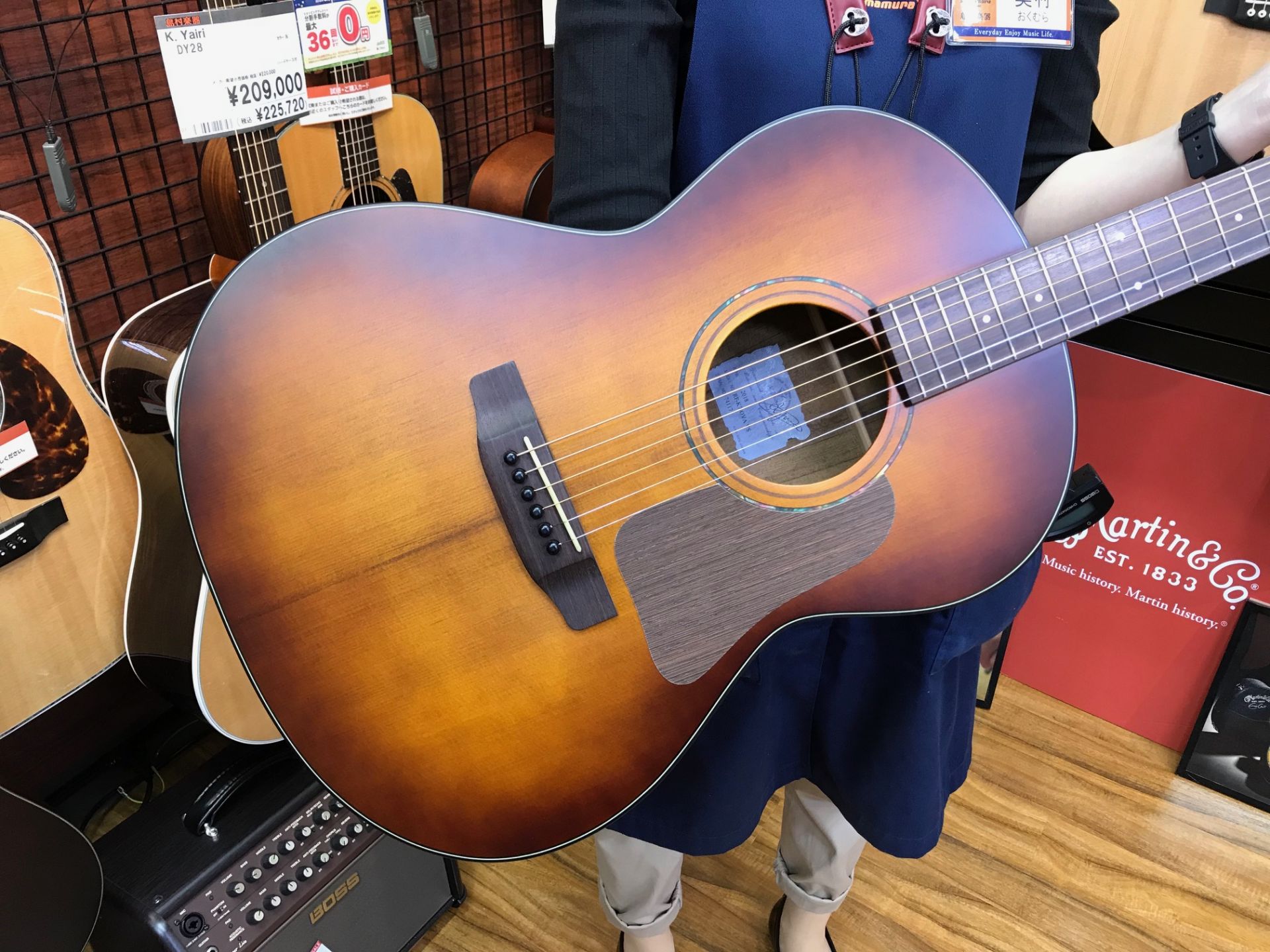 新着入荷情報】K.Yairi アコースティックギター6本入荷しました