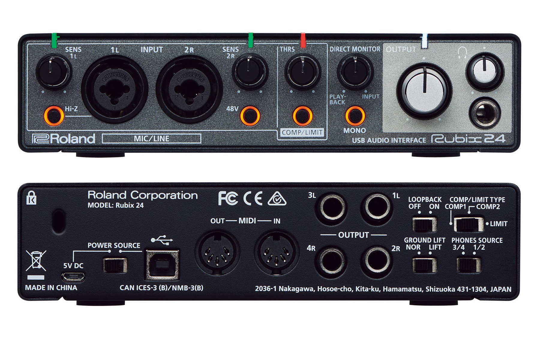 Rolandオーディオインターフェース・Rubix22 Rubix24 在庫あります