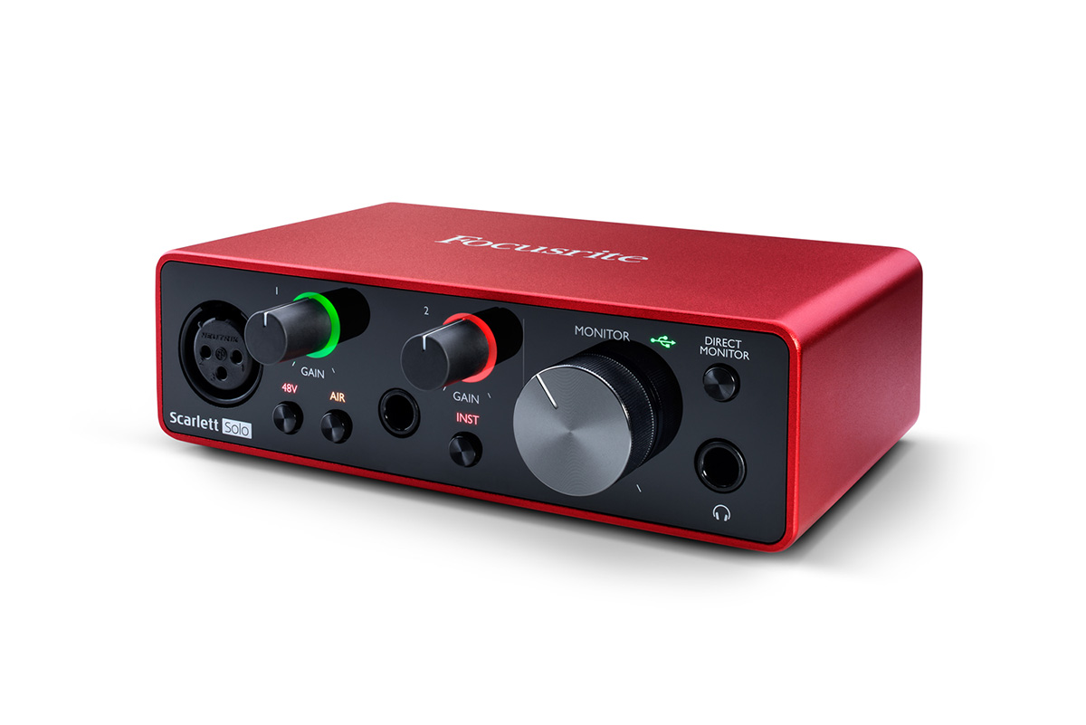 Focusrite / 『Scarlett Solo 3rd Gen』『Scarlett 2i2 3rd Gen』 入荷