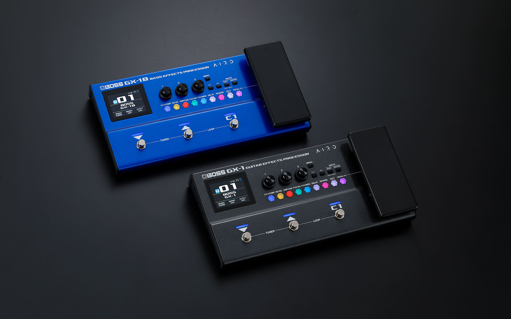 新製品】軽量コンパクトな最新マルチエフェクター BOSS GX-1,GX-1Bご