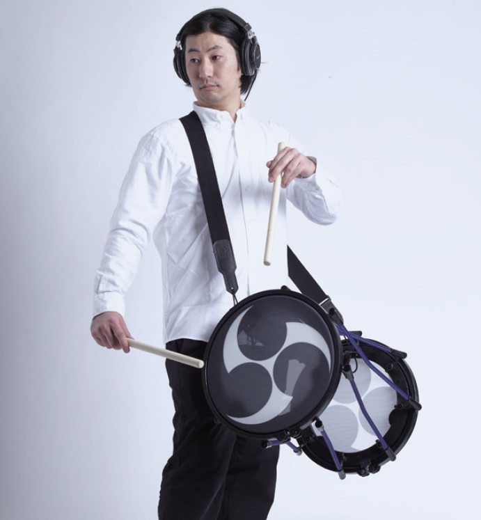 ⭐︎和太鼓 平太鼓 極上等 43cm 厚さ20cm 台座セット打楽器 平太鼓 台