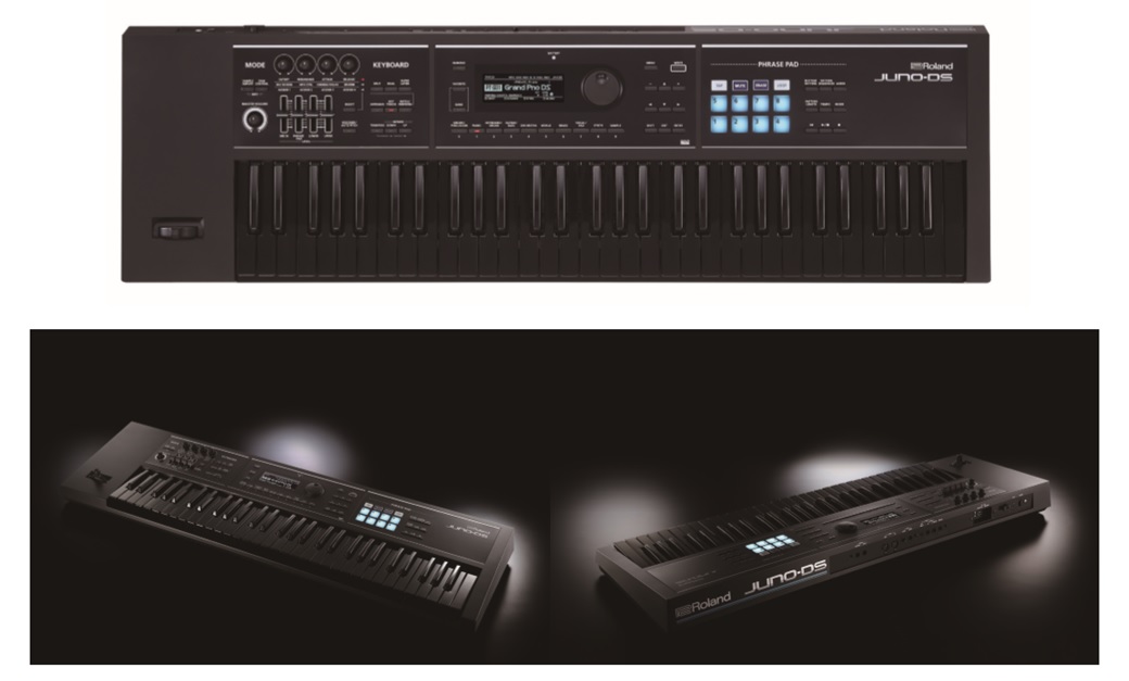 JUNO-DS61B/FA-06B 定番シンセサイザーのブラック鍵盤モデル【Roland