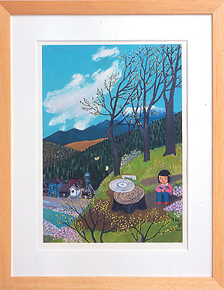 春｜谷内六郎 表紙絵ギャラリー｜新潮社