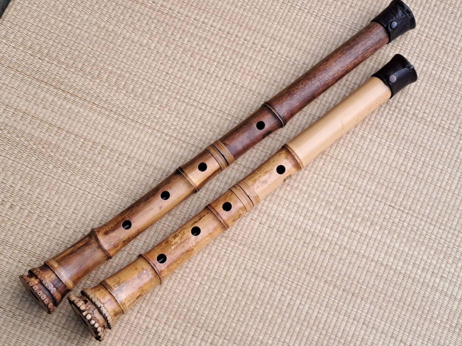 春山作 「尺八」二本 | 新栄堂