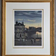 加山又造 木版画 ｢鶴｣ 1977年 芸艸堂 | 新栄堂