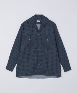 SHIPS別注】Errico Formicola: ストライプ オープンカラー シャツ