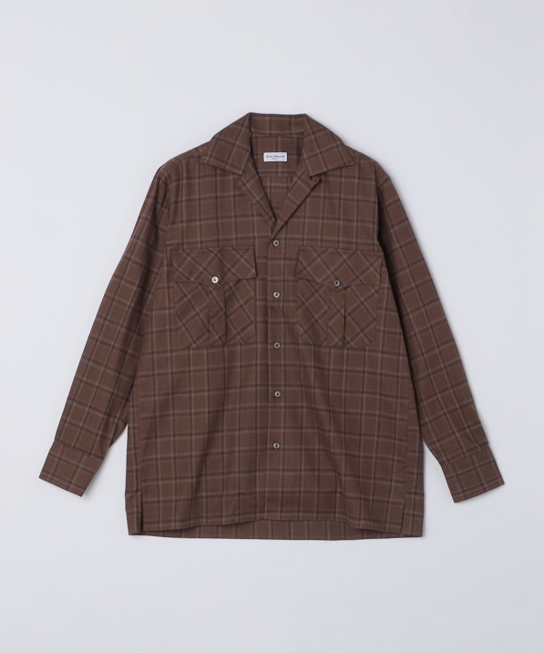 SHIPS別注】Errico Formicola: ブロックチェック オーバーシャツ