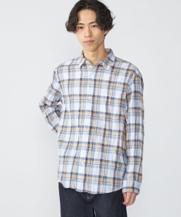 SHIPS: ワイドカラー タータンチェック シャツ｜ SHIPS 公式サイト