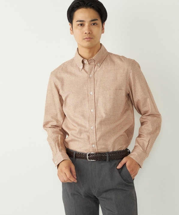 SHIPS Colors:ギンガムチェック ボタンダウン シャツ◇｜ SHIPS 公式サイト