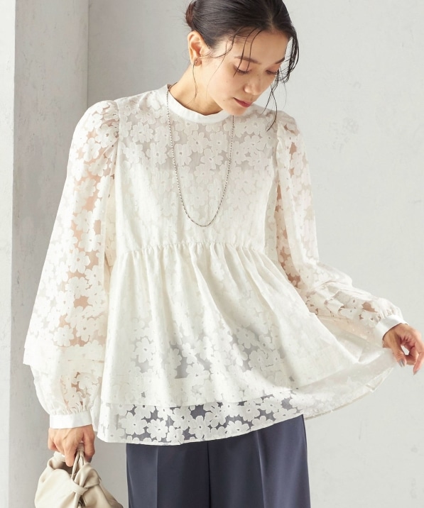 手洗い可能〉IPEKER オパール 加工 ブラウス（セレモニー対応可