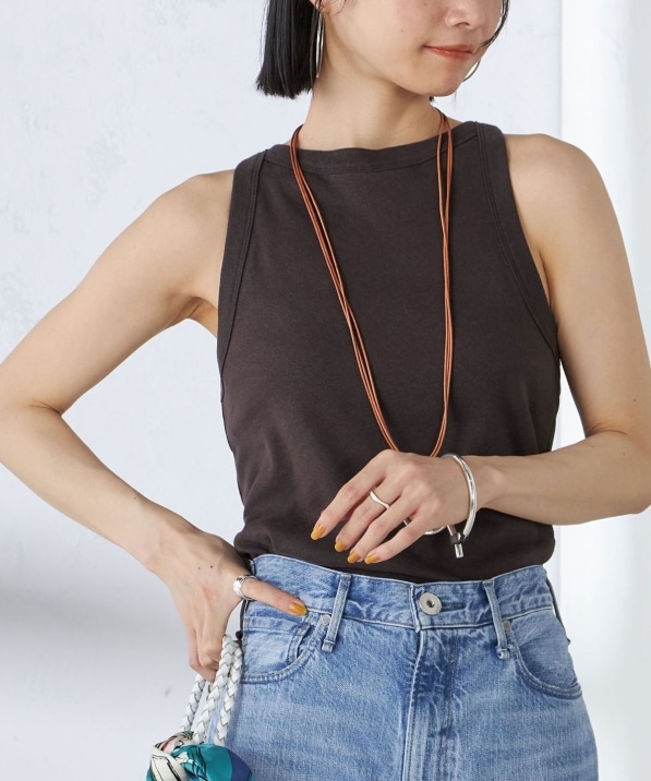 SHIPS別注】onit:〈洗濯機可能〉アメリカンスリーブ タンクトップ