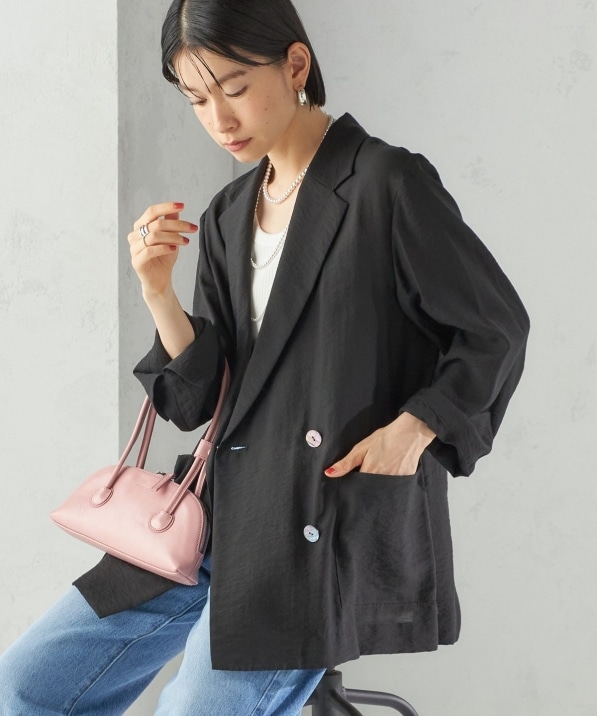 手洗い可能〉シアー シルク混 ジャケット｜ SHIPS 公式サイト