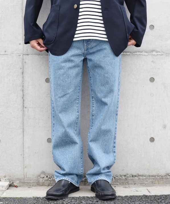 SHIPS any別注】NEEDBY heritage: JOE ストレート デニム パンツ
