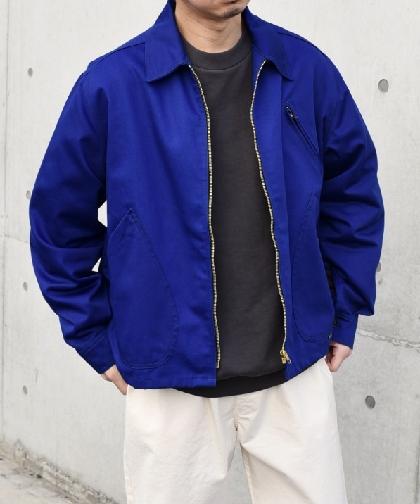 SHIPS any別注】 HELLO FOX: ミリタリー ジップ ブルゾン