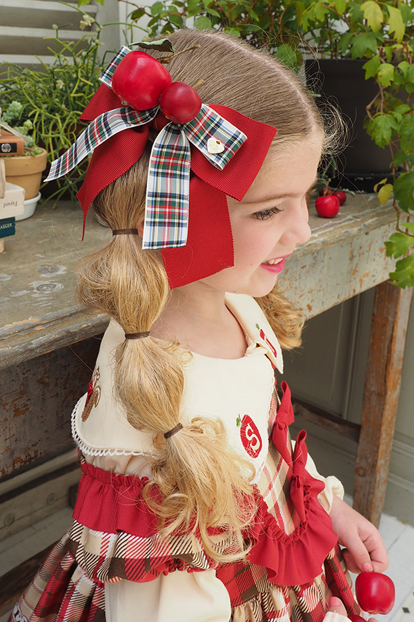 公式オンラインストア限定色”リス＆リンゴバスケットプリント