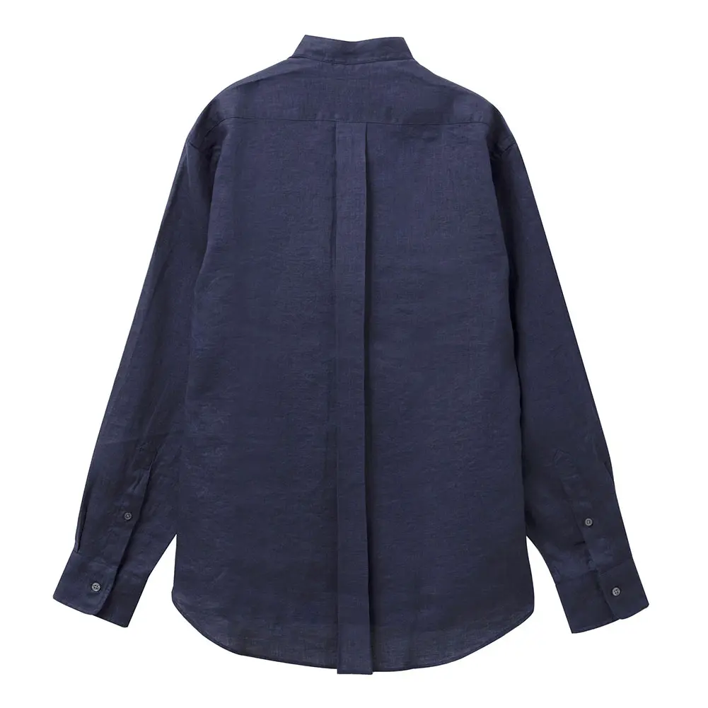 CHOYA URBAN STYLE カジュアルシャツ リネンシャツ スタンドカラー