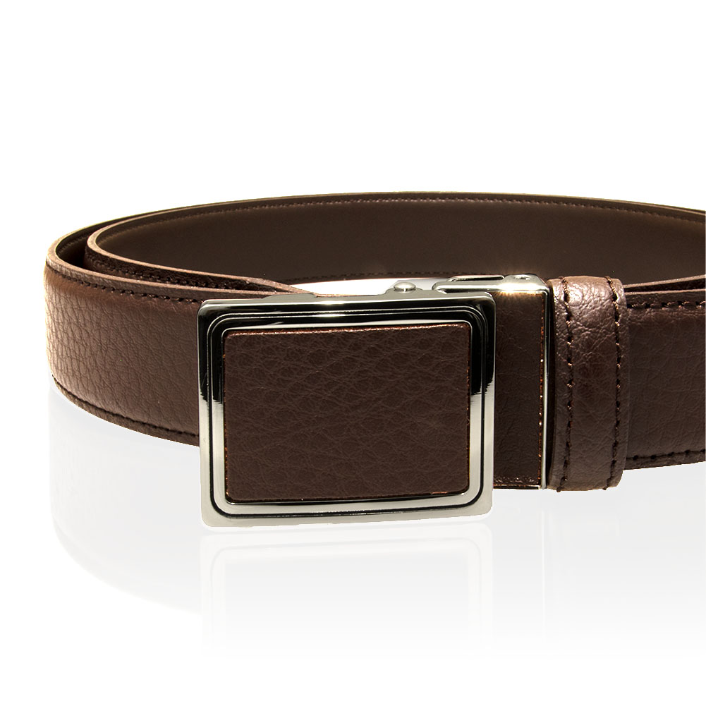 メンズ ベルト ビジネスベルト 男性 紳士 ブラック チョコ 黒 茶 牛革