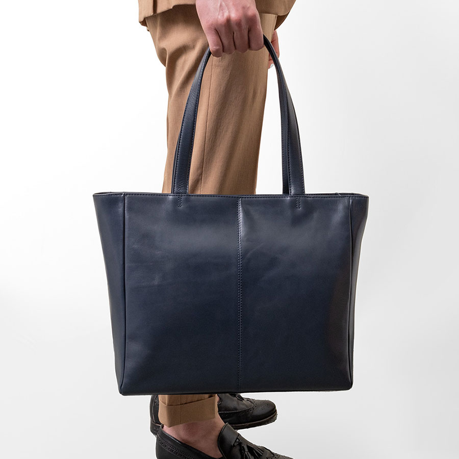 本革トートバッグ スムース レザー｜SHIRT STATION（シャツ