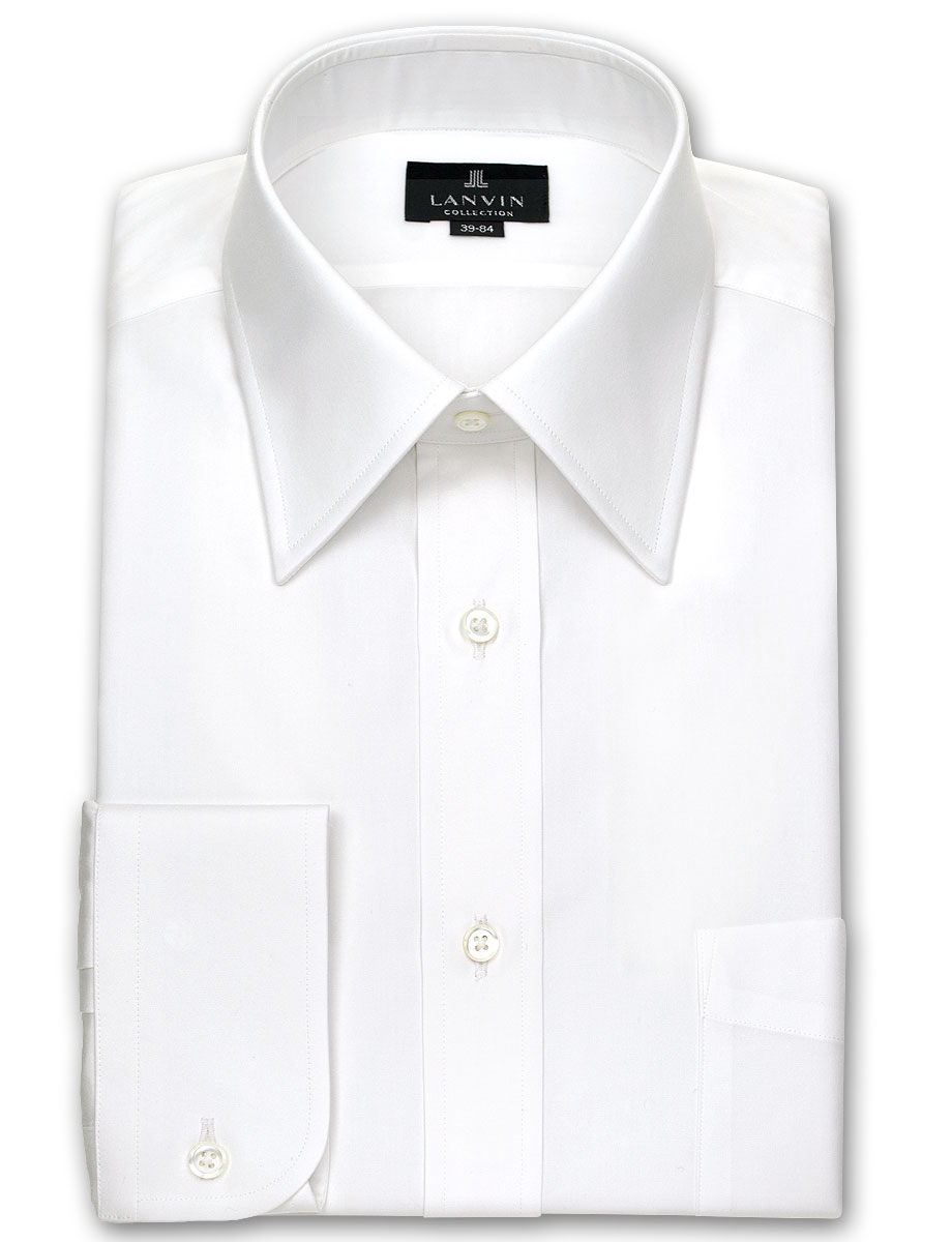 ワイシャツ 無地 ホワイト LANVIN| CHOYA SHIRT（チョーヤシャツ