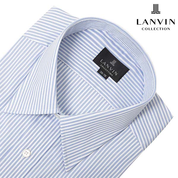 ワイシャツ ストライプ ブルー LANVIN｜CHOYA SHIRT（チョーヤシャツ