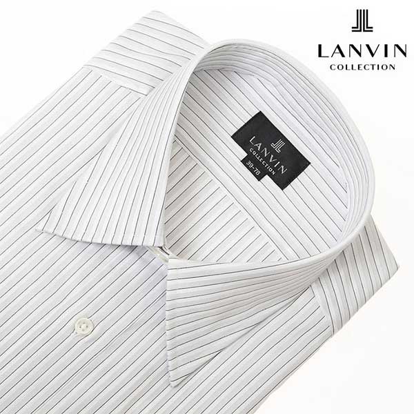 ワイシャツ ストライプ グレー LANVIN｜CHOYA SHIRT（チョーヤシャツ
