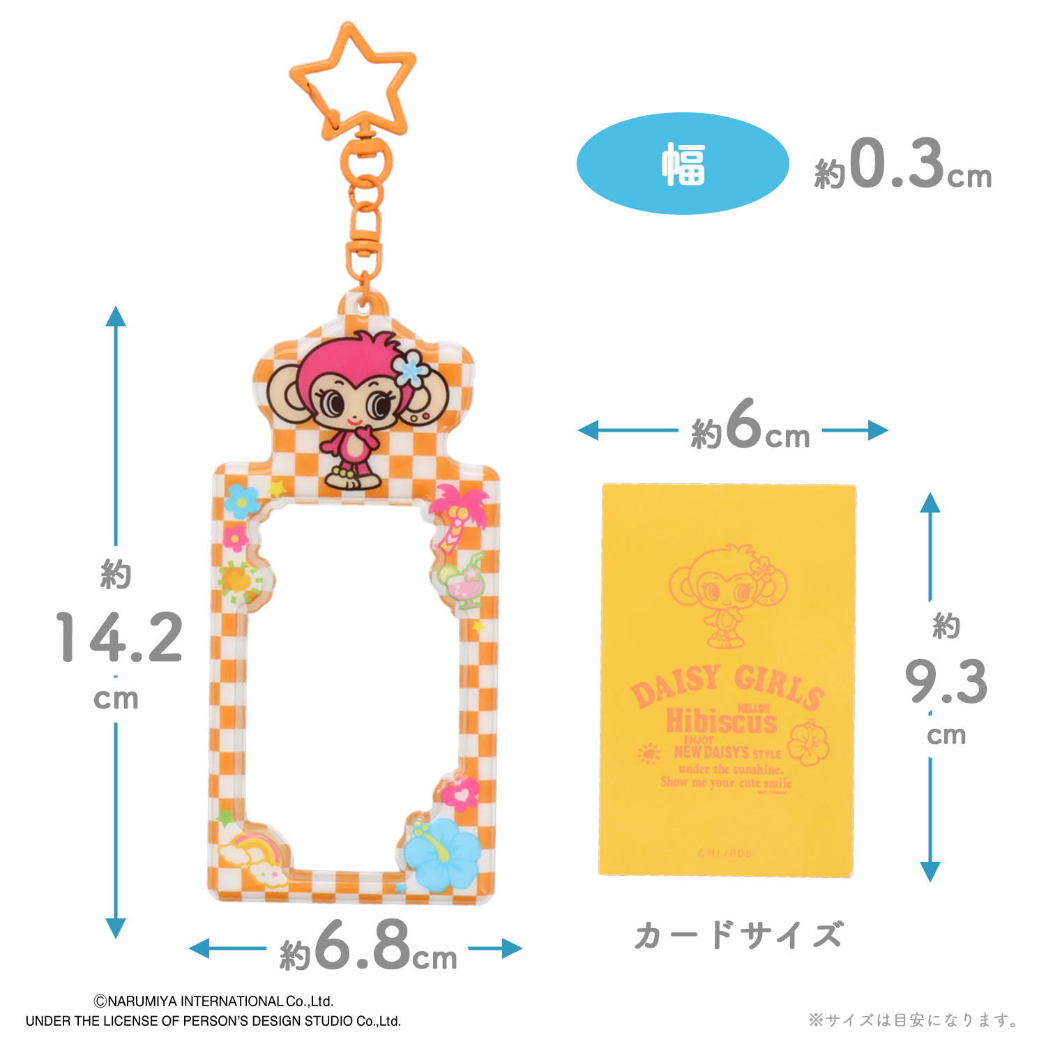 DAISY LOVERS PVCカードケース ＜ ORANGE ＞ PS46538 デイジー