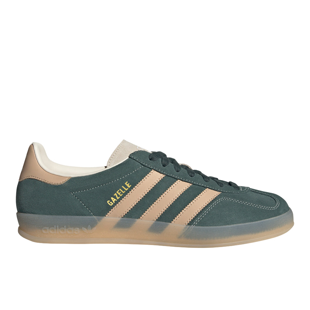 Shop Green Mens Gazelle Indoor Lace Up Sneakers – Shoebacca