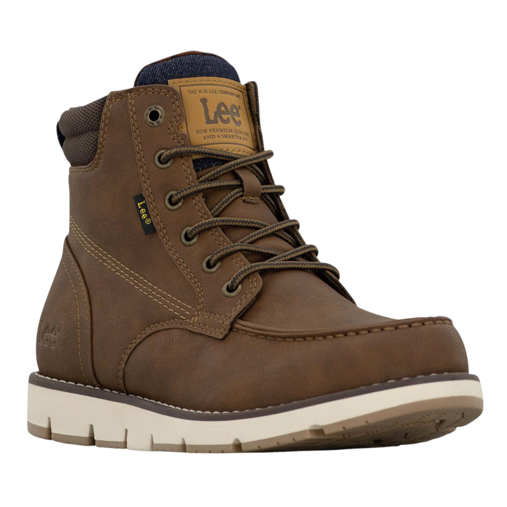 Shop Brown Mens Waylon Lace Up Boots – Shoebacca