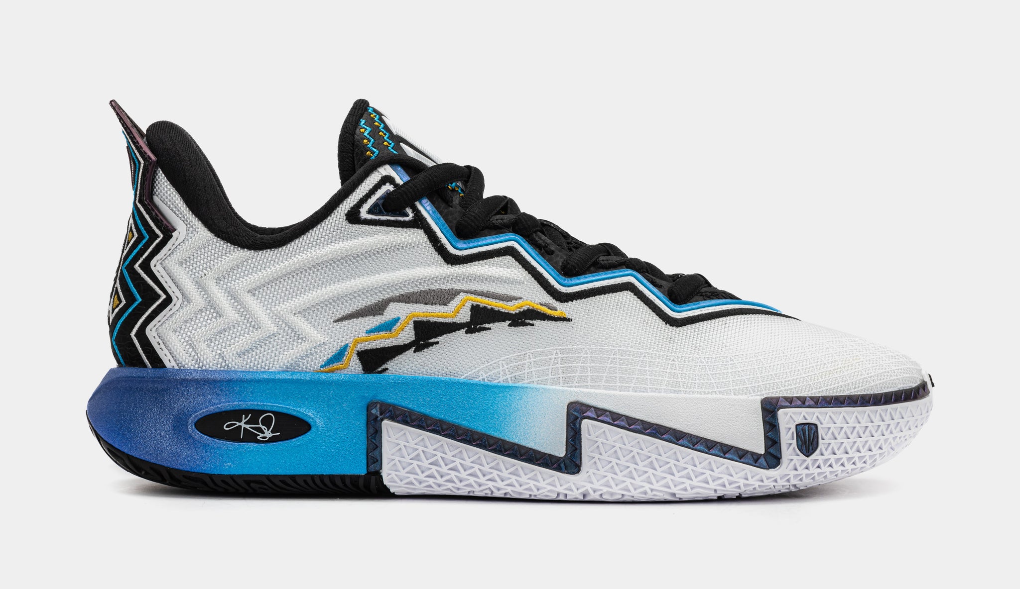 ANTA Kai 2 Dallas Mens Basketball Shoes White Gradient Blue Final