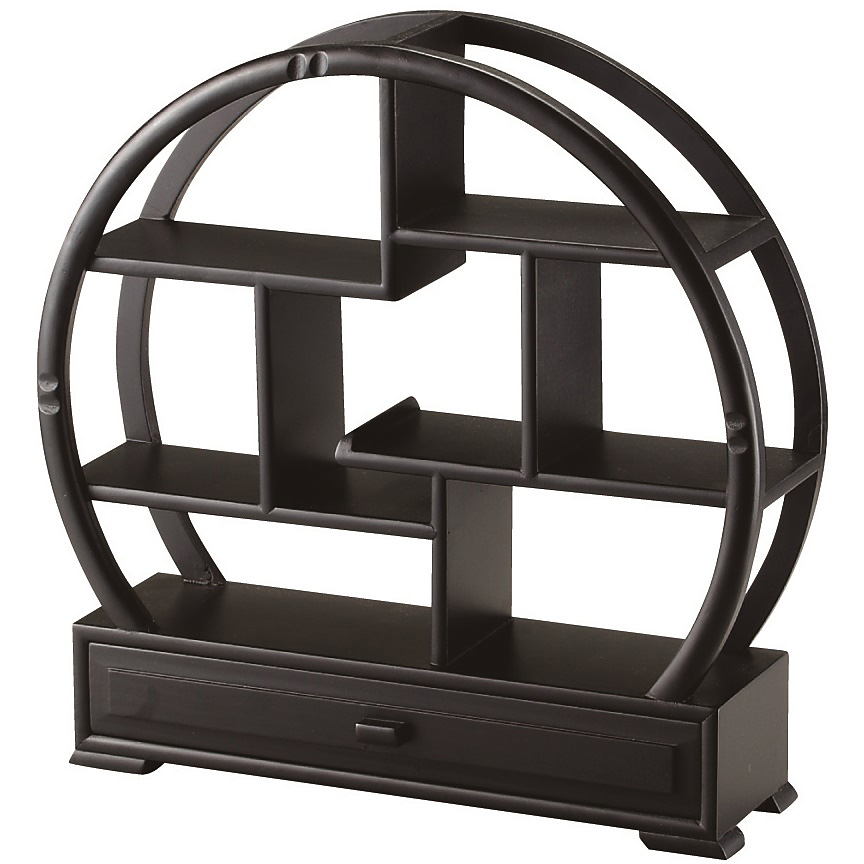 カンダ 丸型茶壷飾棚 X07J004-1 引出し付 - 調理器具のSHOKUBI