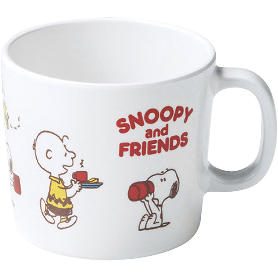 スヌーピー メラミン お子様食器 マグカップ Lサイズ - 調理器具のSHOKUBI