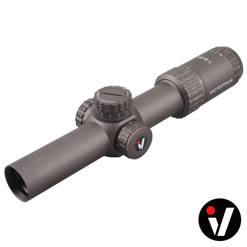 Victoptics S6 Burnt Brown 1-6x24 Rifle Scope