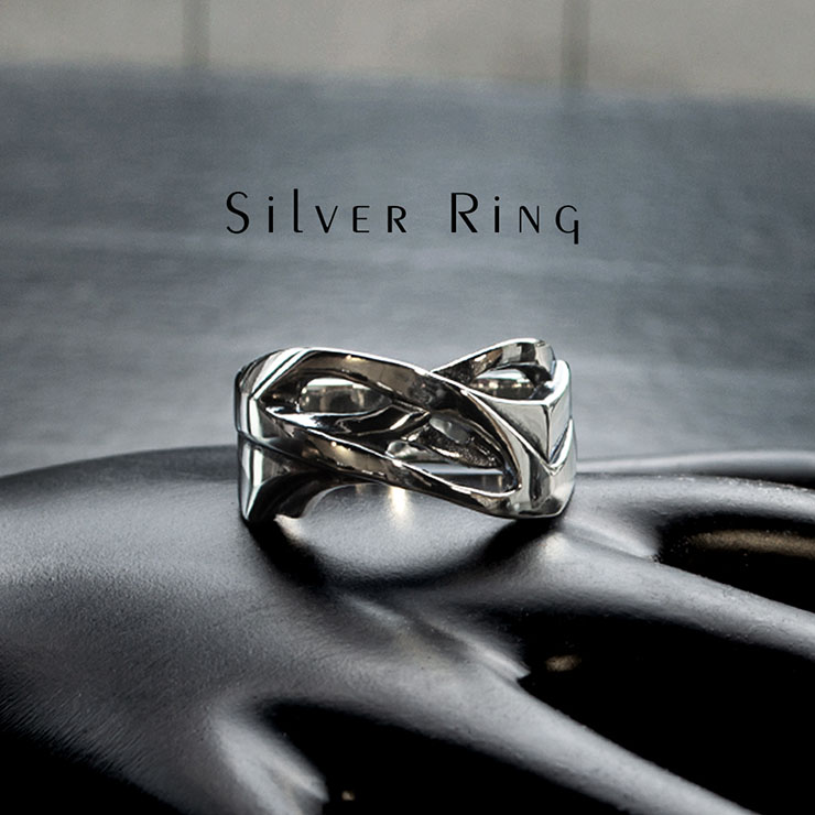 メンズシルバーリング [DR-134]