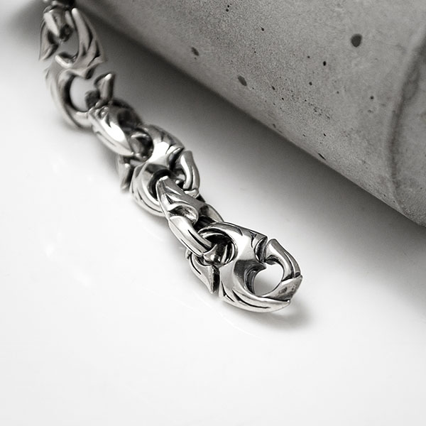 BUDDY】釣り針モチーフ シルバーブレスレット [DB-145]