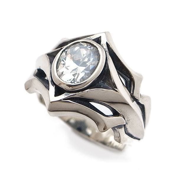 Gram】キュービックジルコニア シルバーリング [DR-313CZ]