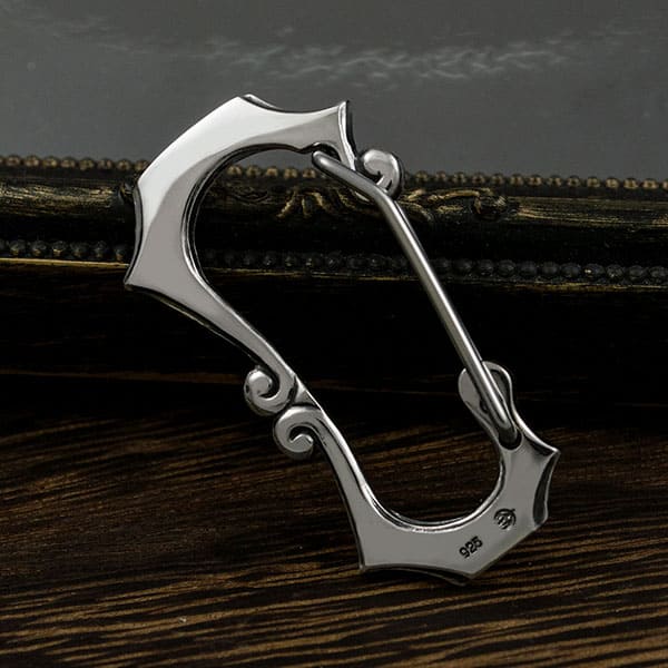 送料無料 カラビナフック キーホルダー シルバー D.four ディーフォー