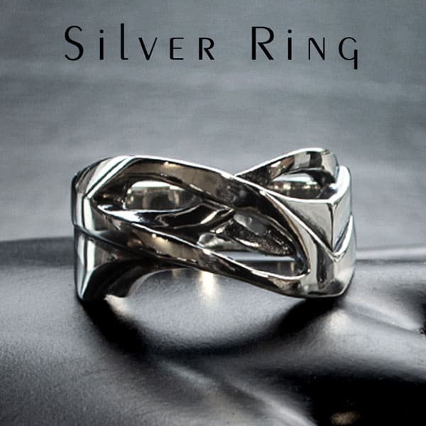 メンズシルバーリング [DR-134]
