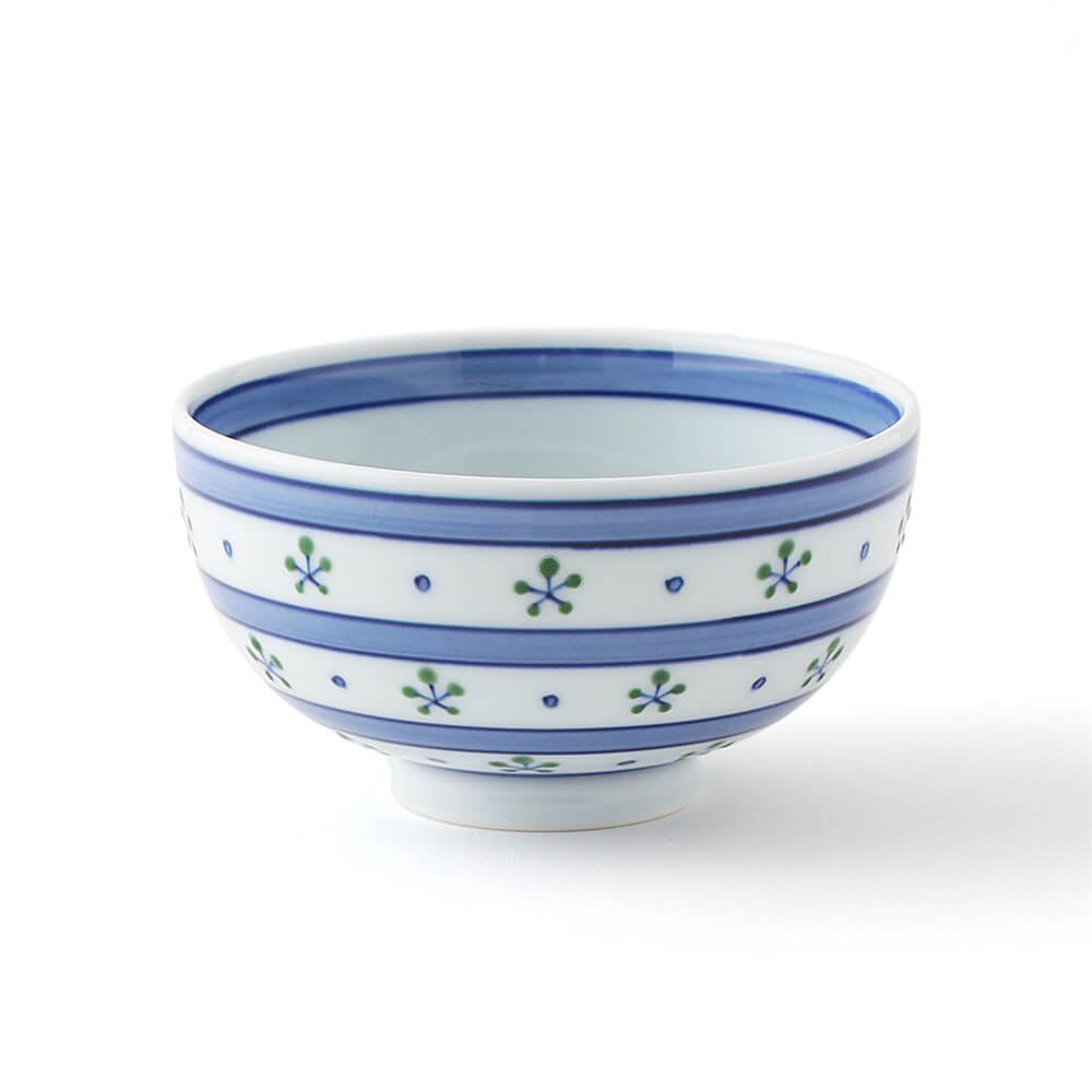 染錦帯梅小紋 飯碗 ｜ 有田焼の源右衛門窯公式オンラインショップ