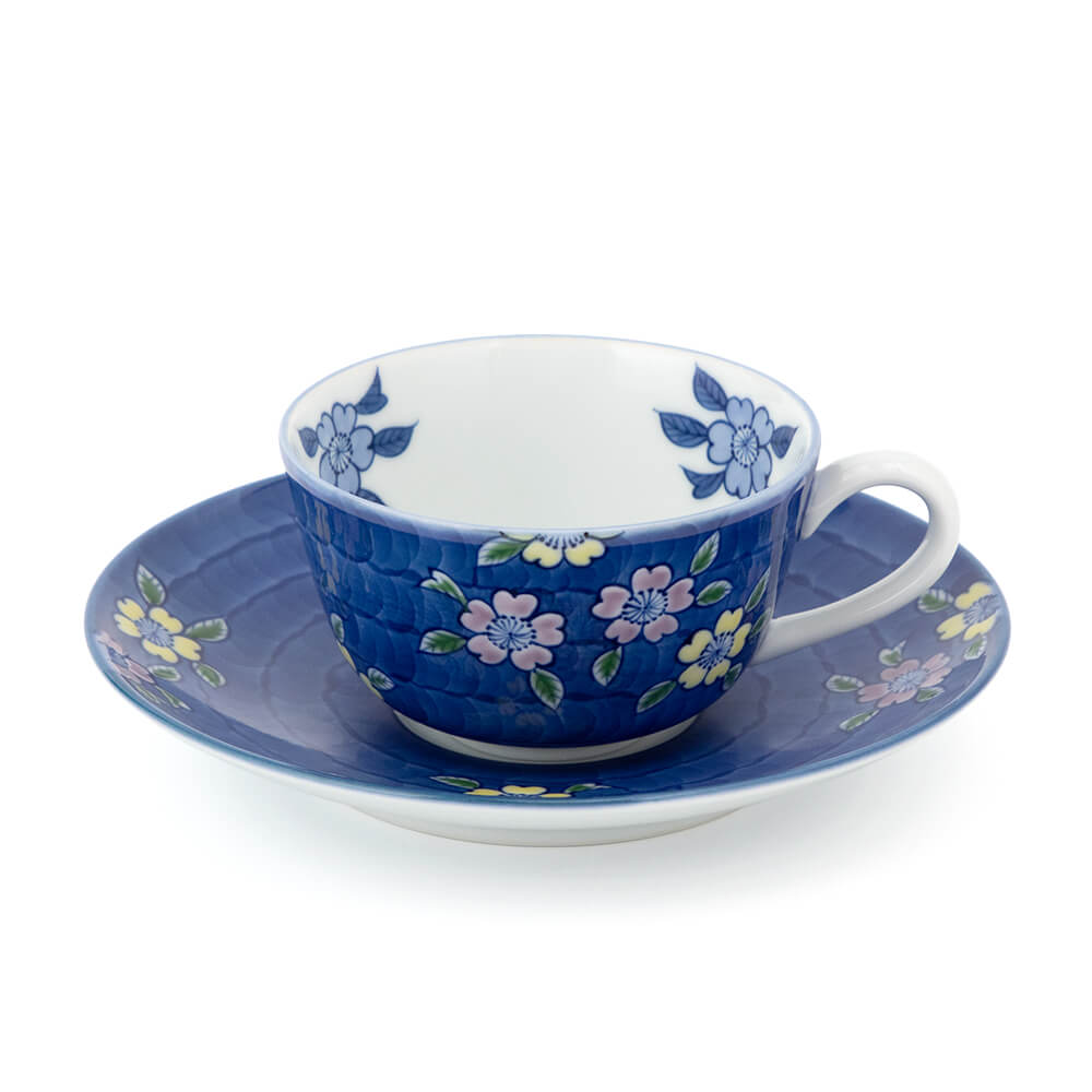 古伊万里風桜図 碗皿 ｜ 有田焼の源右衛門窯公式オンラインショップ