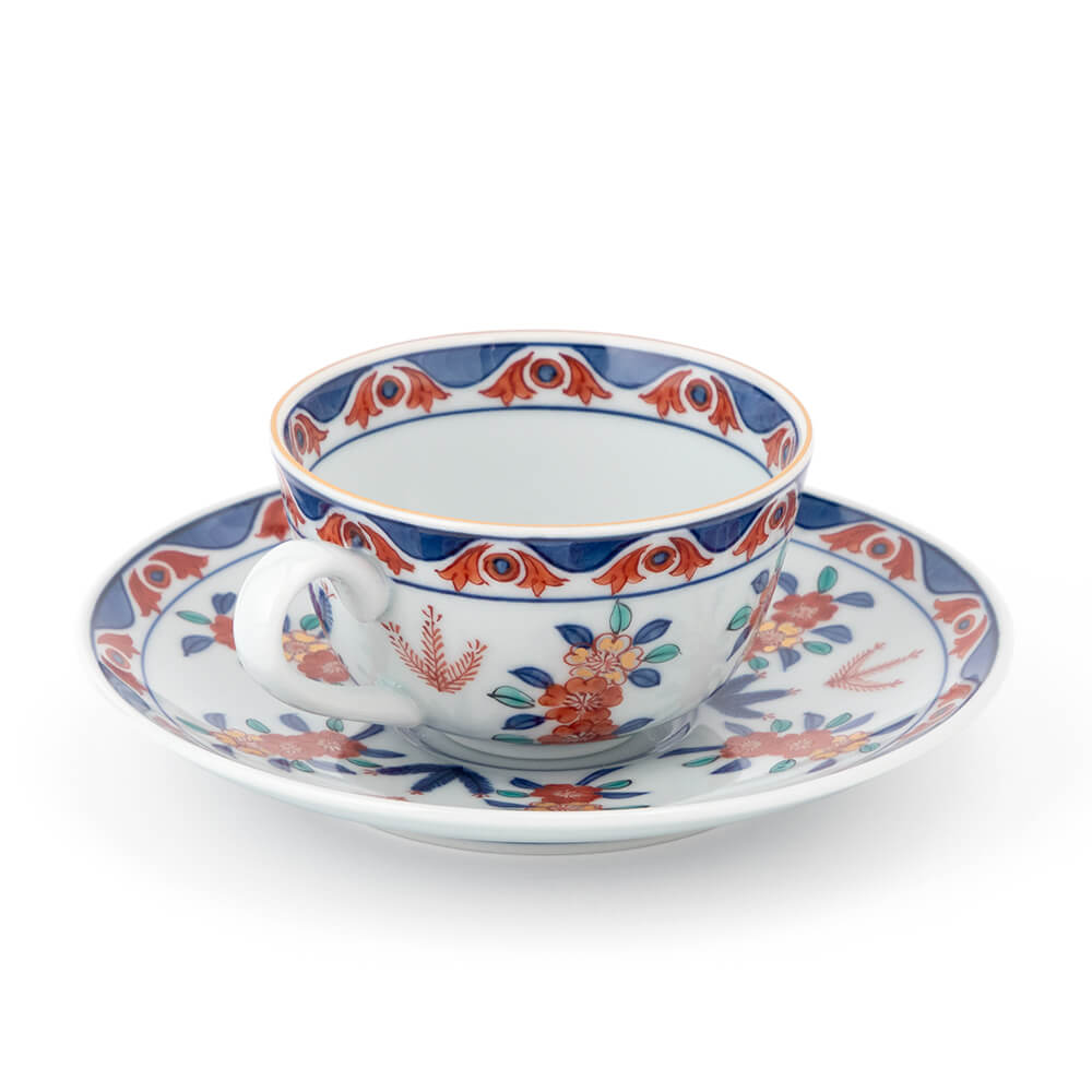 古伊万里風桜図 碗皿 ｜ 有田焼の源右衛門窯公式オンラインショップ