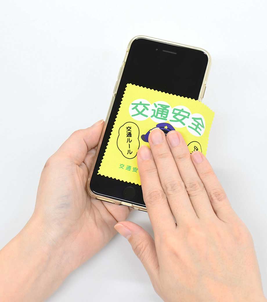 全面フルカラー印刷】オリジナルマイクロファイバークロス(80×80)｜最