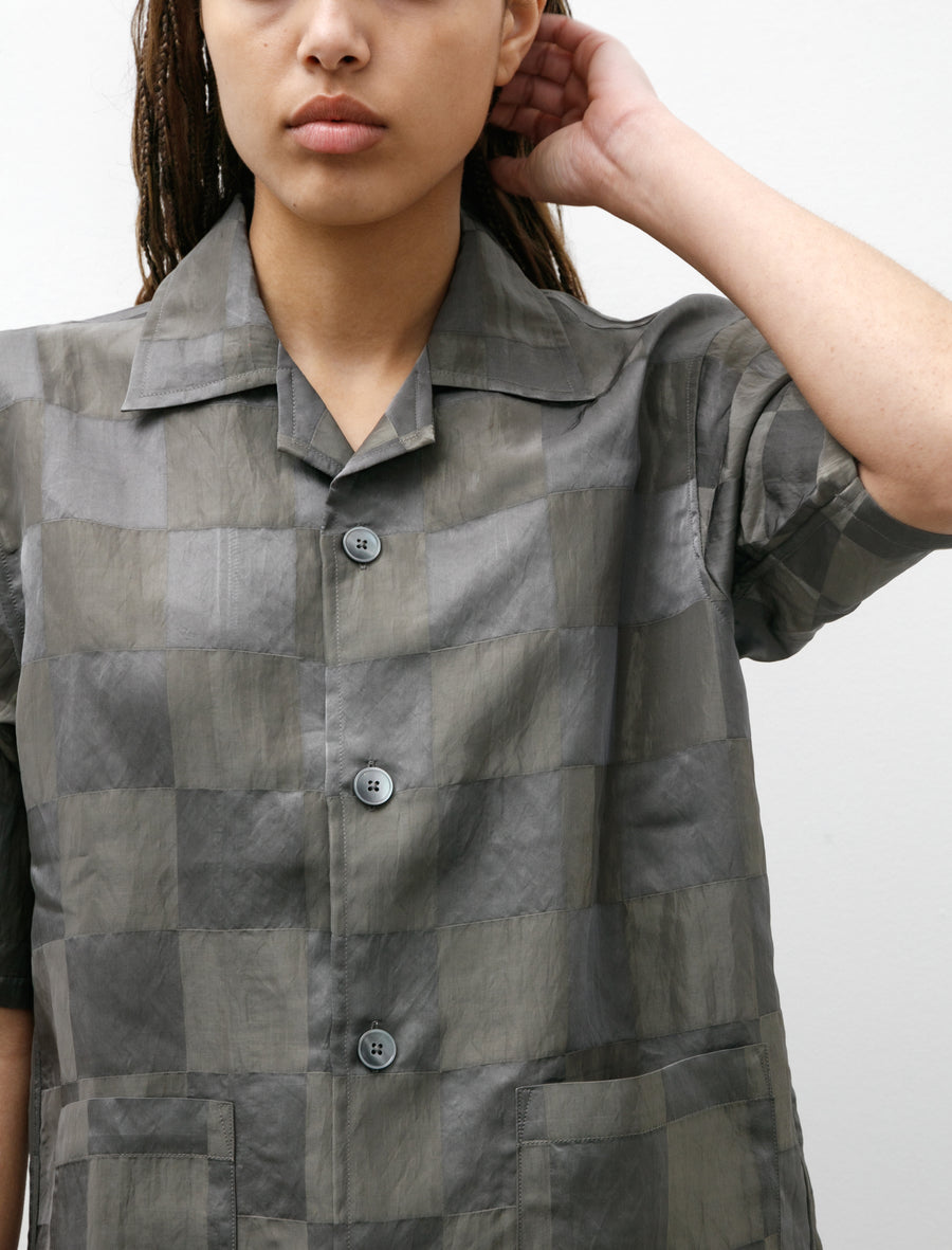 Needles Cabana Shirt Grey Checker – Neighbour
