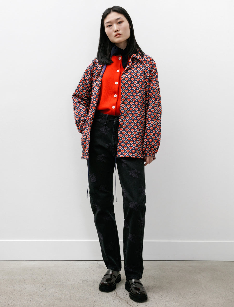 Needles Coach Jacket Navy Heart – Neighbour