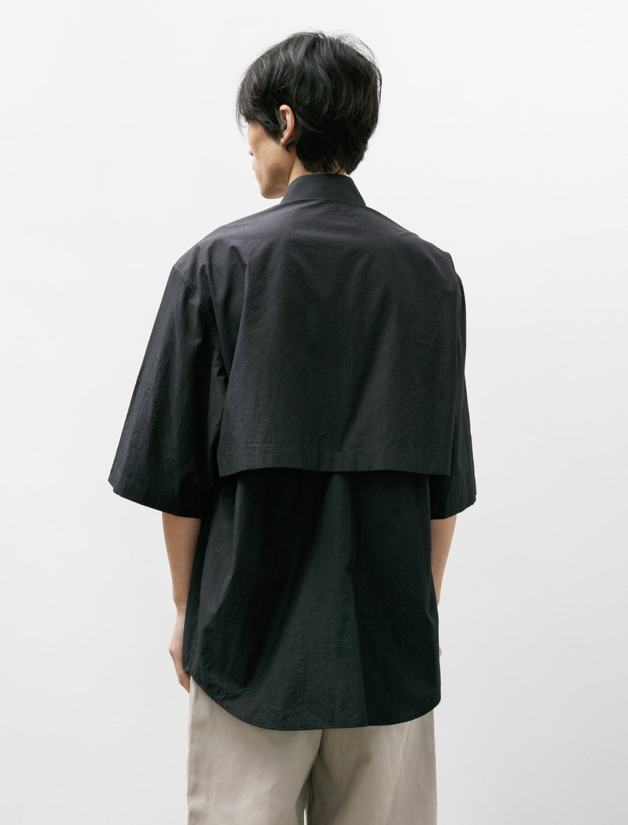 Lemaire Utility Shirt Crepe Cotton Charcoal – Neighbour