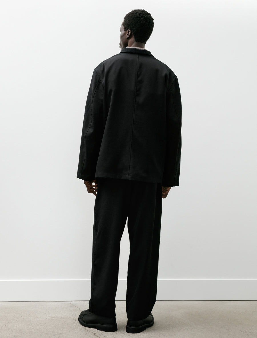 James Coward Carry On Pant Wool Gabardine Black – Neighbour