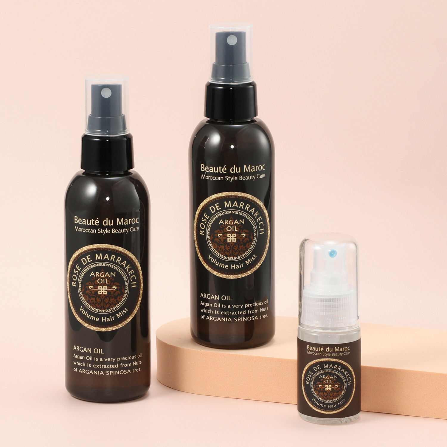 ローズ・ド・マラケシュ 髪にハリ・ツヤを与え ふんわりヘア演出