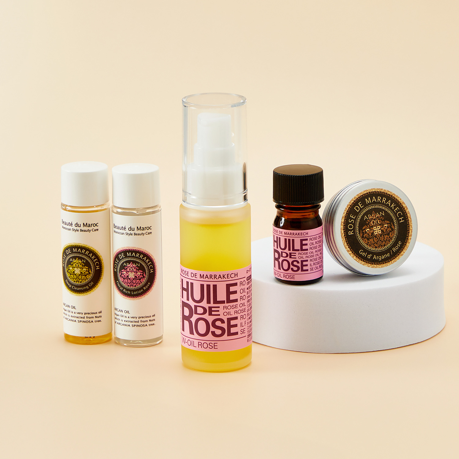 ローズ・ド・マラケシュ アルガンオイルで肌柔らげ （アルガニア