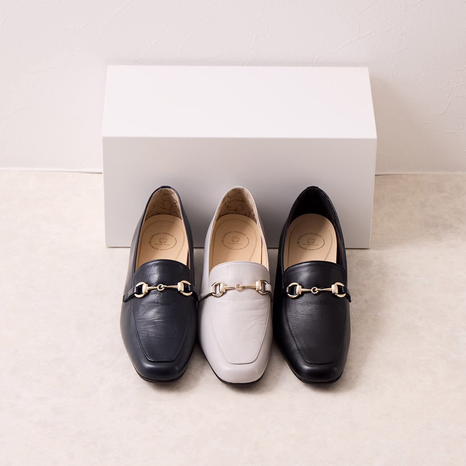 卑弥呼 “快適ウォークシリーズ” 日本製 はっ水牛革 デザインヒール