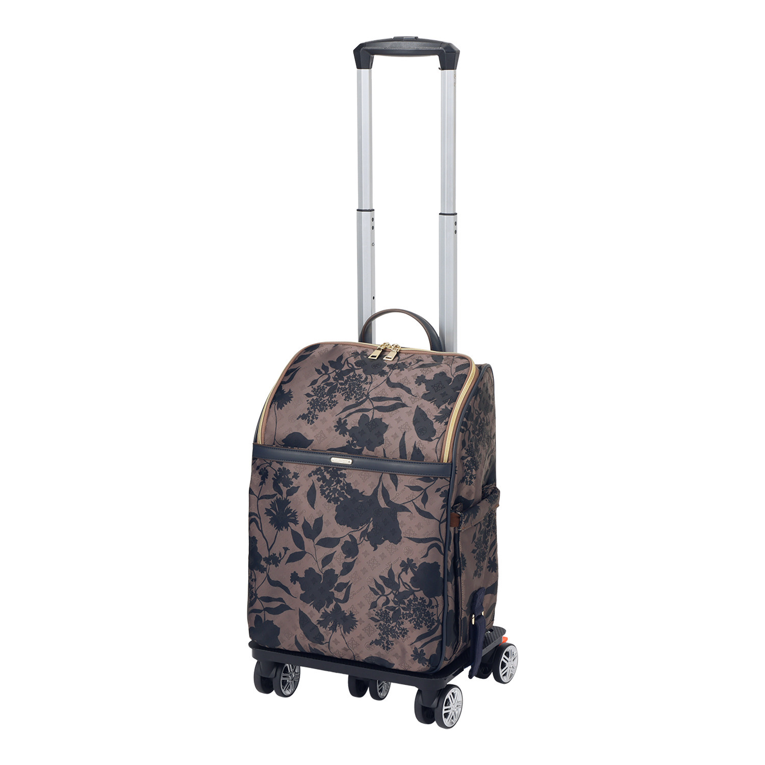 クリスチャン オリビエ はっ水ジャガード フラワープリント カート台は