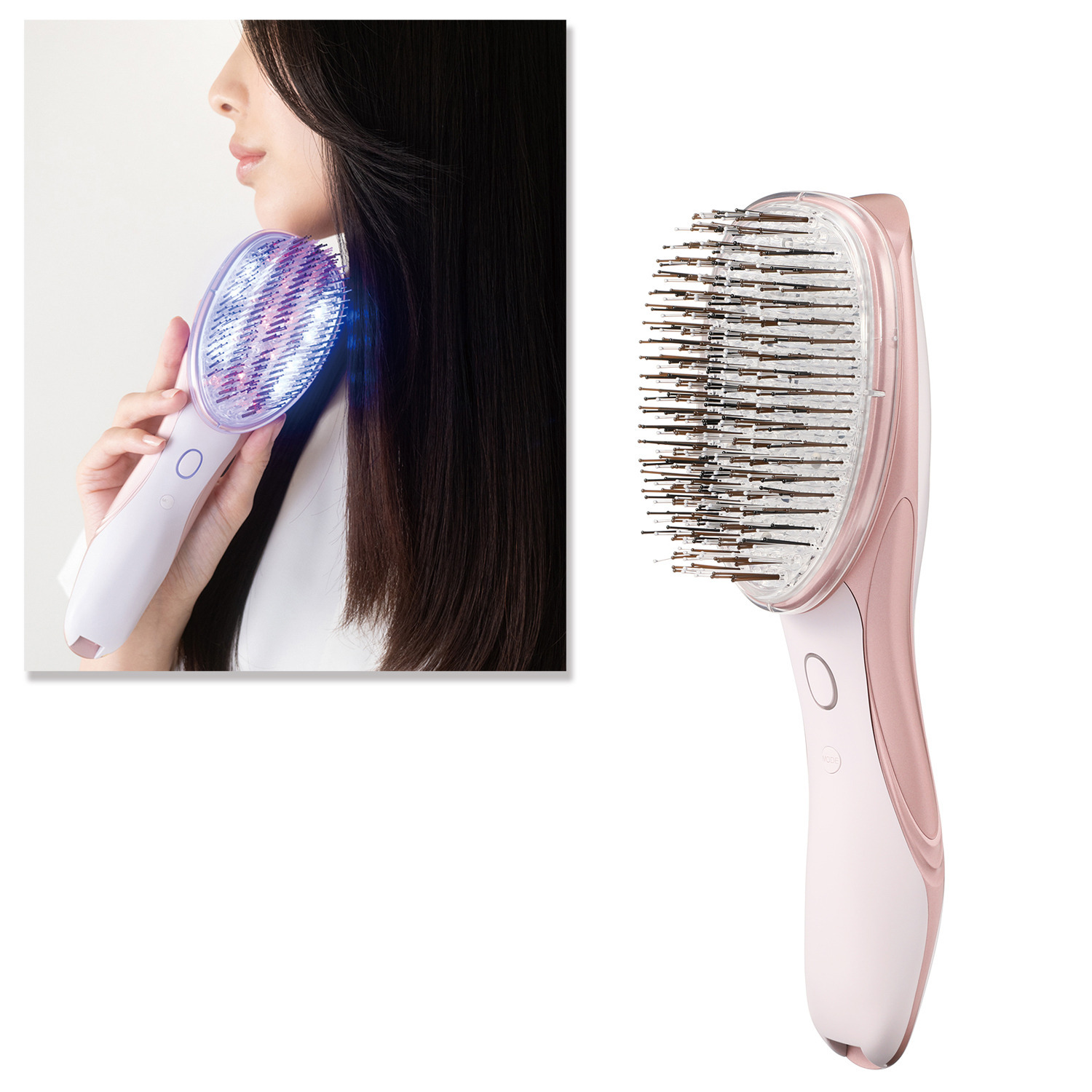 医師共同開発 LED搭載＆ マイナスイオン発生 ブラッシングで驚きの